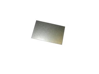 Metal plates, 70 x 45 x 1 mm, smooth, uncoated Metal plates, 70 x 45 x 1 mm, smooth, uncoated