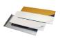6210140 - mirror plates, 100 x 200 x 2 mm, upper edge turned under, uncoated