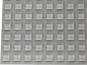 6200085 - Resilient pads, 2.5 x 10.1 mm, clear, angular Plate with 242 pcs.