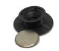   Punctual mount system GM Pico, black/nickle coated / board thickness: 6-8 mm